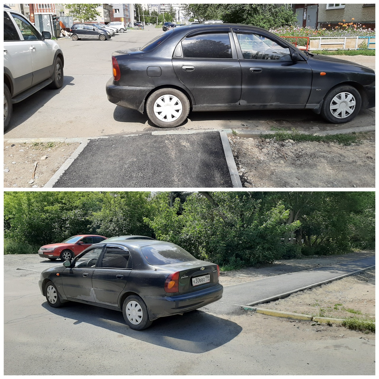 А вот ещё один любитель встать, не глядя. Комсомольский проспект, 109а А вот ещё один любитель встать, не глядя. Комсомольский проспект, 109а