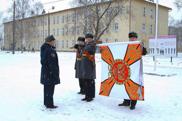 Знамя воинская часть получила не так давно — в 2015 году Знамя воинская часть получила не так давно — в 2015 году