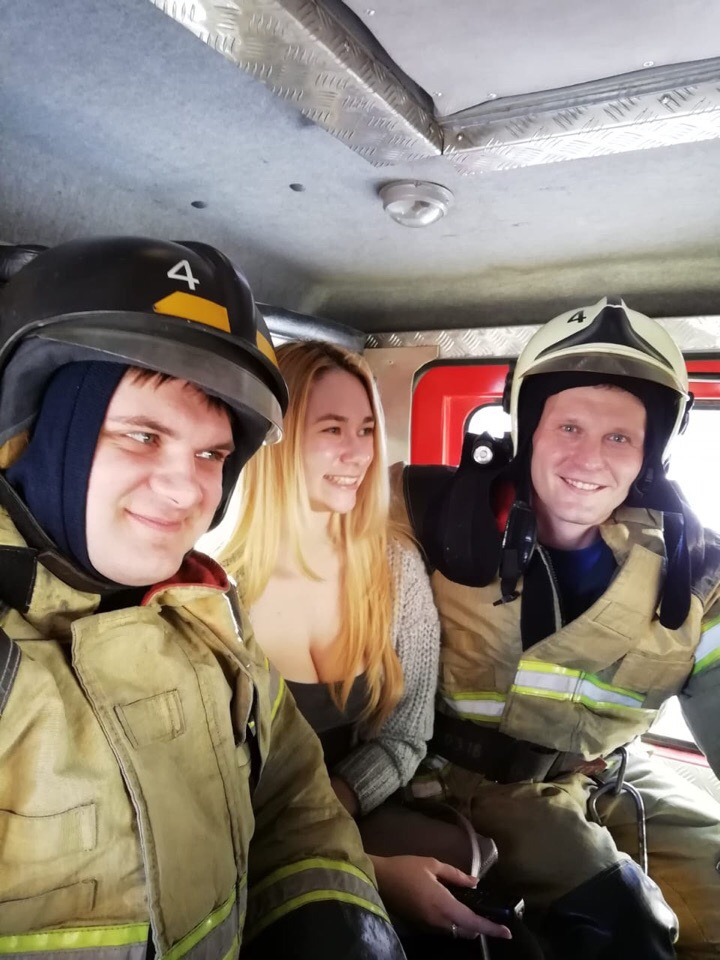 Илья Тоцкий сделал этот снимок, когда мы возвращались в пожарную часть<br>