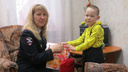 В Прикамье сыну погибшего на службе офицера вручили подарок от полицейского Деда Мороза