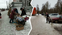 Убрал торговлю — убери тротуар: в Ярославле чиновники показали нечищеные тротуары в соцсетях