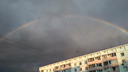 В Новосибирске поменялась погода: прошёл дождь и появилась радуга
