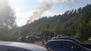 В областном МЧС назвали предварительные причины пожара рядом с фестивальной поляной Грушинского