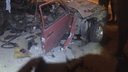 «Машину разорвало на части»: в Ростове автомобиль врезался в столб