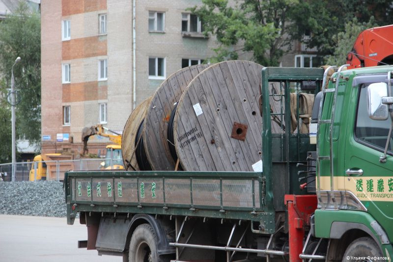 На месте работает техника На месте работает техника