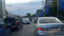Курганцы жалуются на пробки возле «Пушкинского»