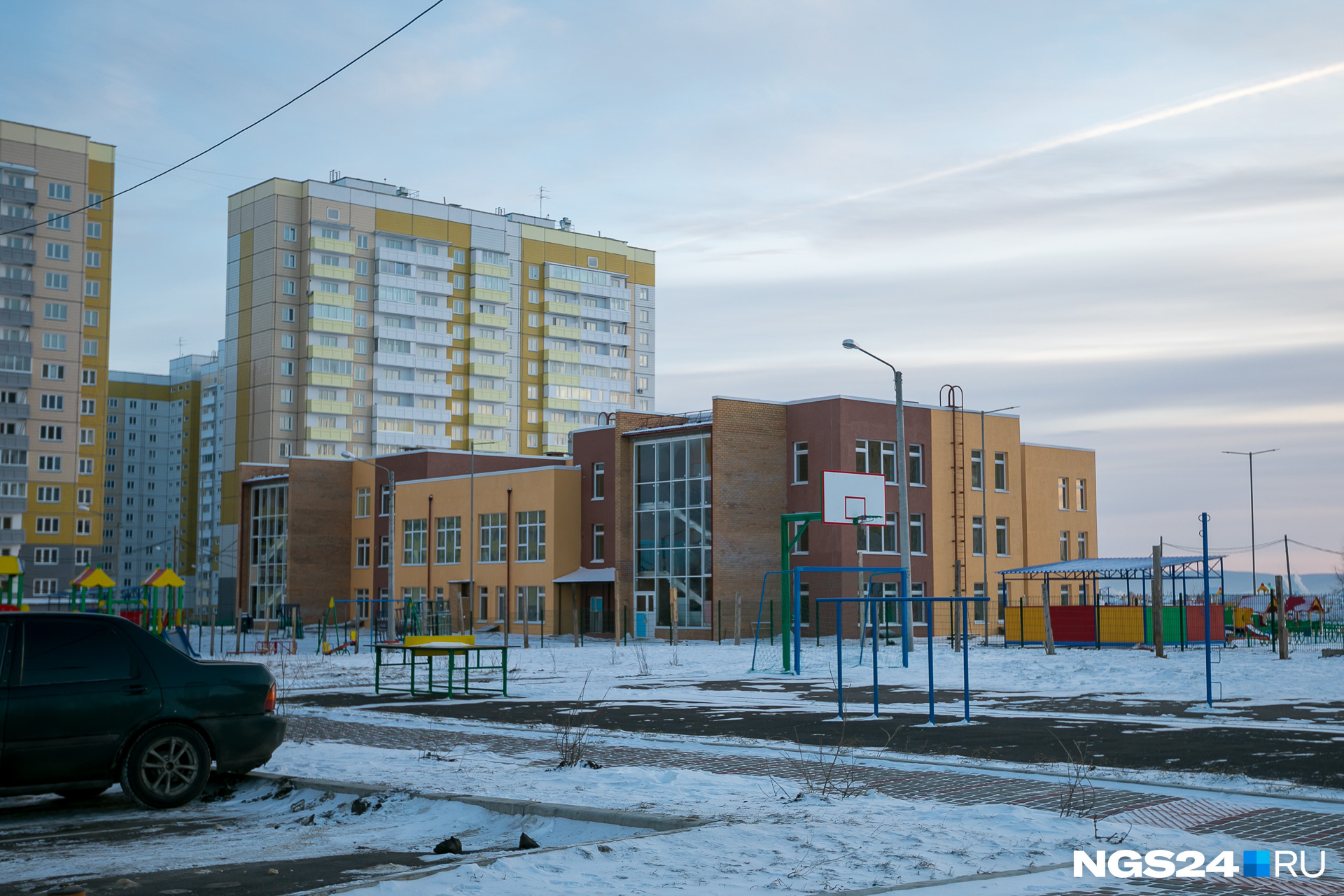 Детский сад спрятан между домами на Ольховой, детей планируют принять в марте 2019 года Детский сад спрятан между домами на Ольховой, детей планируют принять в марте 2019 года
