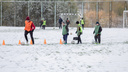 Дождались снега: Дубровскому презентовали в Челябинске футбольное поле, обновлённое летом