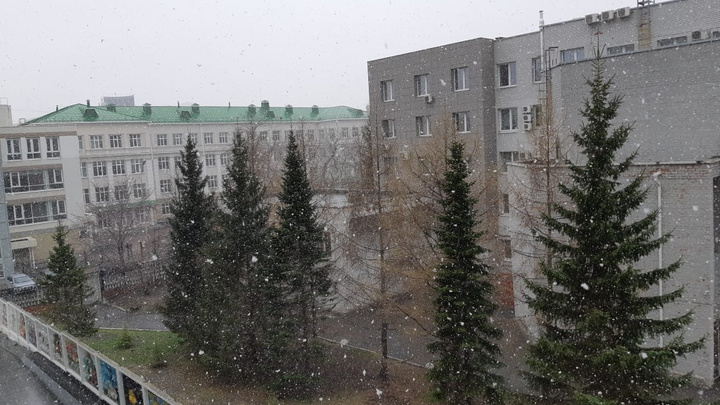 Пришла и наша очередь: в Екатеринбурге дождь превратился в снег