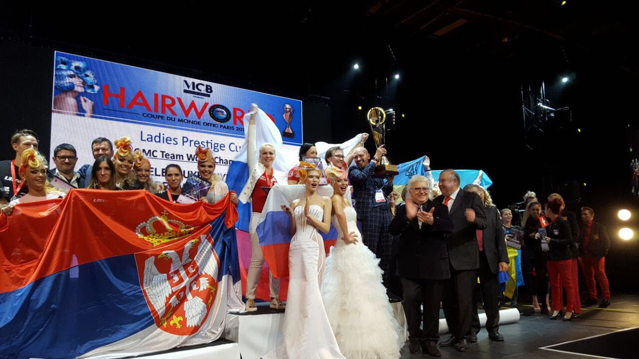 Сборная России победила в чемпионате мира по парикмахерскому искусству