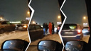 Пять машин столкнулись на Димитровском мосту