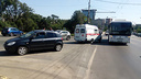 В ДТП в Ленинском районе пострадала пассажирка автобуса