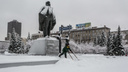 В Новосибирск идёт тёплая и снежная погода