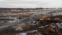 Строительство новой дороги из Кошелев-парка в Крутые Ключи сняли на видео