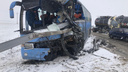 В Ростовской области столкнулись большегруз и автобус с 18 пассажирами
