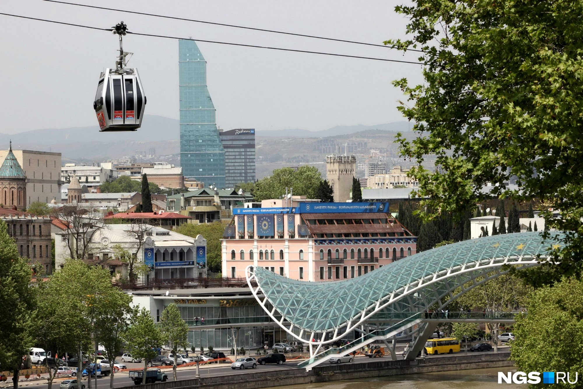 Тбилиси смотрится как современный европейский город. По крайней мере местами. Фото Стаса Соколова<br>
