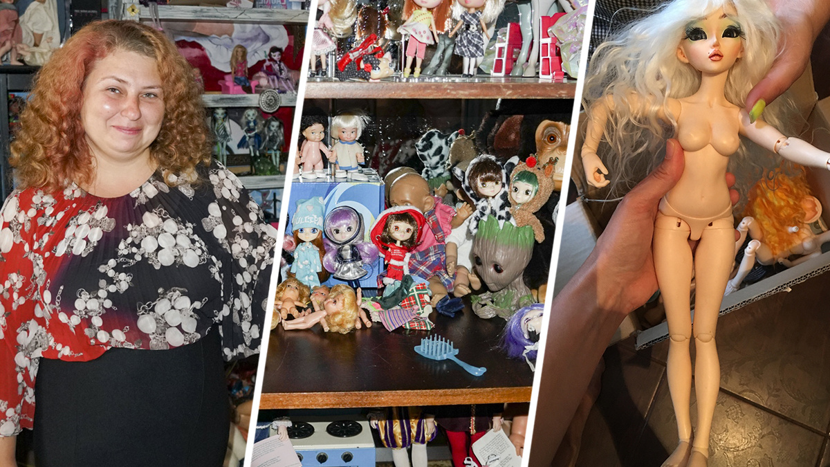 «Страшно признаться, сколько у меня кукол»: ростовчанка — о своей коллекции игрушек