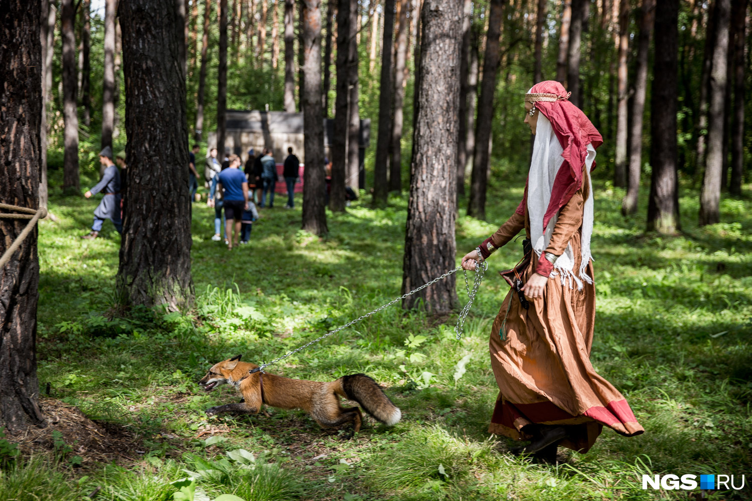 В Заельцовском парке царила атмосфера средневековой Европы