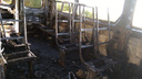 В Сызрани микроавтобус с пассажирами загорелся во время движения