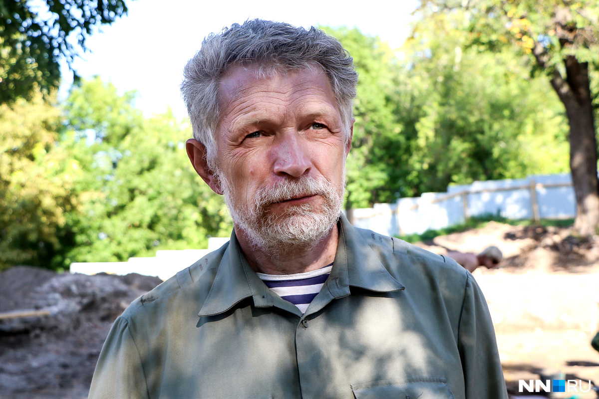 Николай Николаевич Грибов, руководитель раскопок