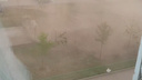 Новосибирск накрыло пыльной бурей и ливнем