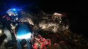 В Курганской области на трассе в лобовом столкновении трёх машин погибли люди