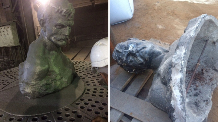 До и после: в Кургане открыли памятник Дмитрию Пичугину