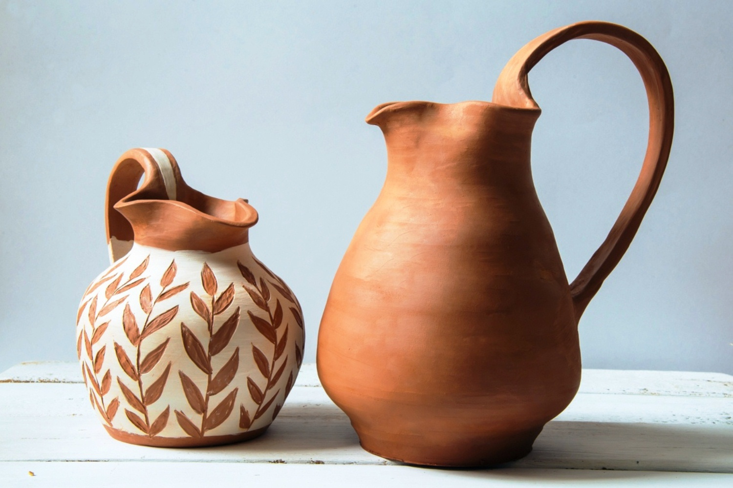 Эти греческие вазы — ойнахойи — Валентина сделала сама