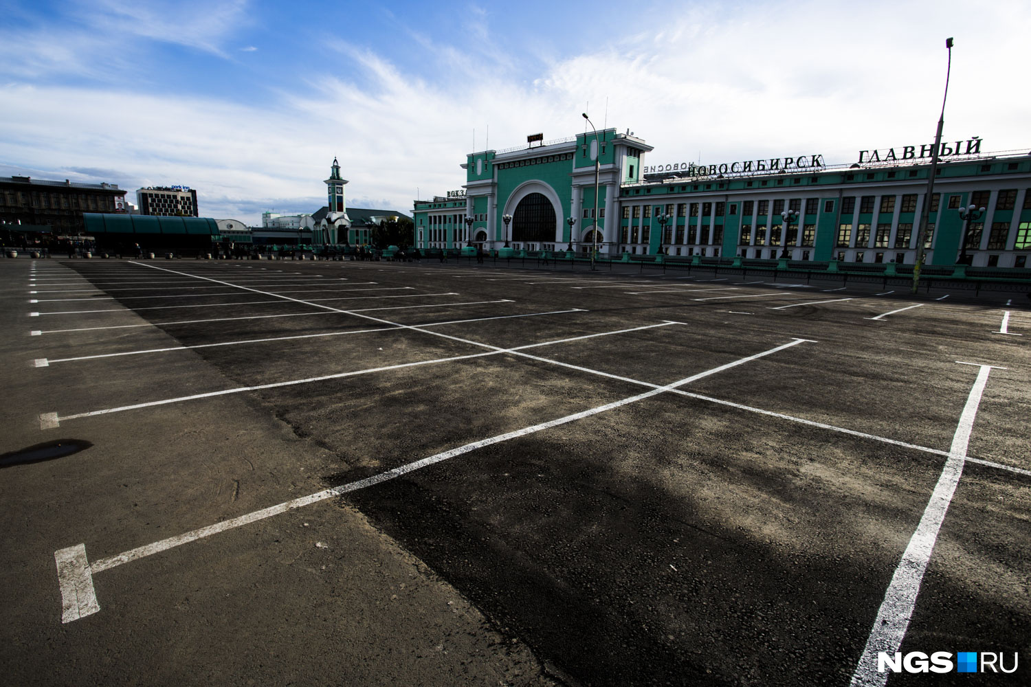 В октябре-ноябре у вокзала Новосибирск-Главный должна заработать ещё одна платная городская парковка