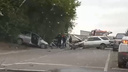 Водителя увезли на медэкспертизу после лобовой аварии недалеко от Колыванского кольца