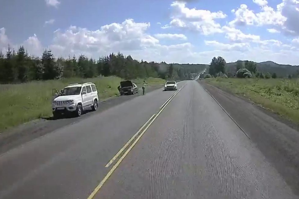 ... а через 500 метров — на левой