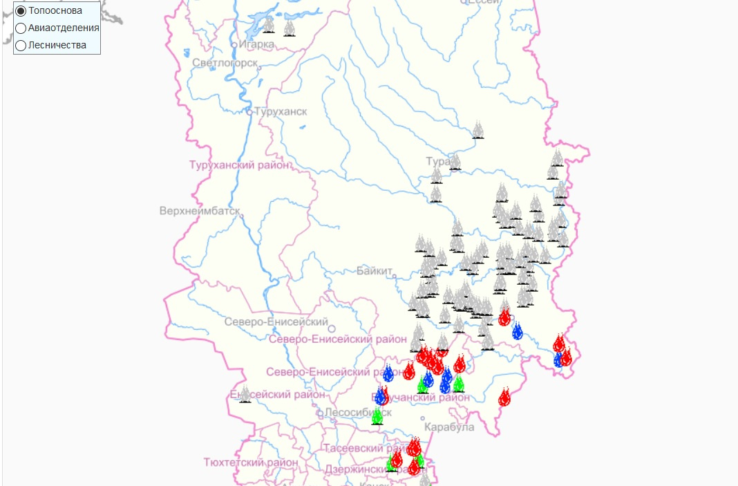 Тура карта красноярский край