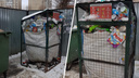 Время и стекло. В Челябинске забросили переполненные контейнеры для раздельного сбора мусора