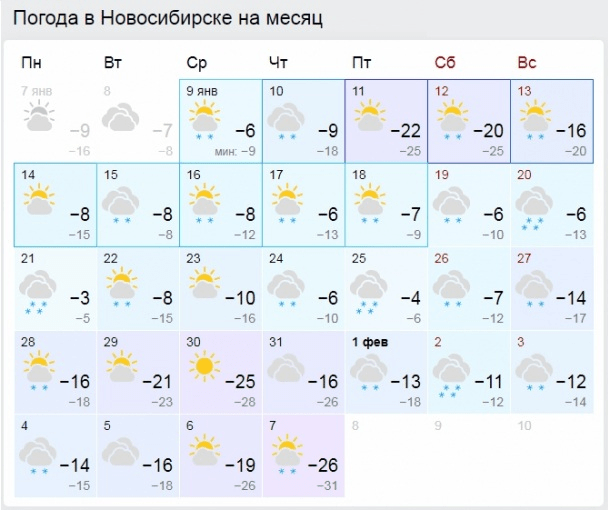 Погода новосибирск гисметео точный