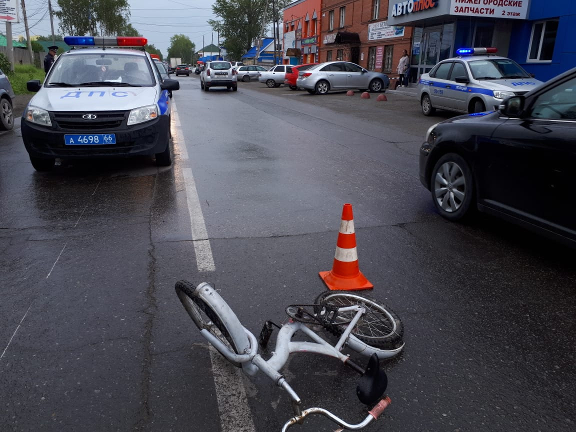 Авария с 12-летним велосипедистом произошла в Качканаре Авария с 12-летним велосипедистом произошла в Качканаре