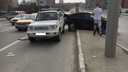 Не успевший затормозить водитель BMW устроил аварию на перекрёстке Кошурникова и Фрунзе