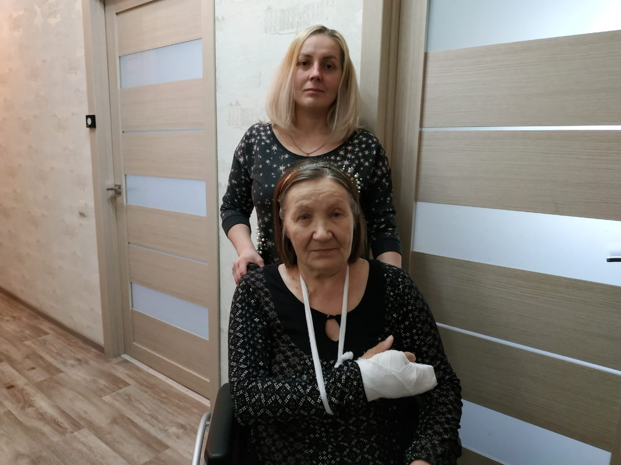 Из-за отсутствия тест-полосок Нина Фёдорова упала и сломала руку