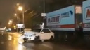ДТП в Дзержинском районе Волгограда: иномарку развернуло на 180 градусов