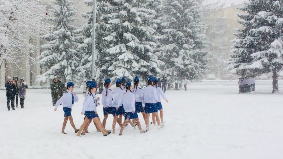 «Есть ребята правда одержимые»: омбудсмен о детях, которые маршировали в снегу в Екатеринбурге