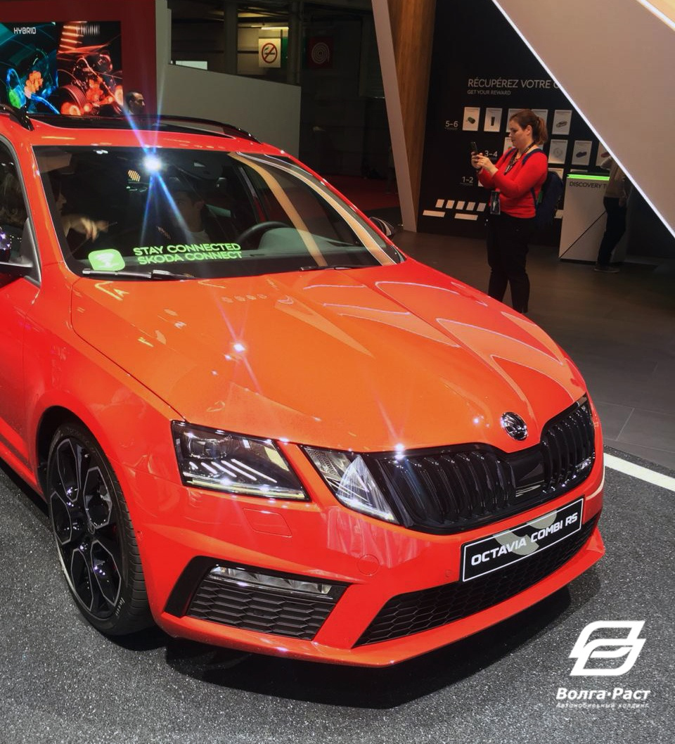 ŠKODA Octavia Combi RS — заряженный универсал С-класса<br> ŠKODA Octavia Combi RS — заряженный универсал С-класса<br>