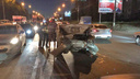 В Кировском районе автомобиль такси столкнулся с «Ниссаном»