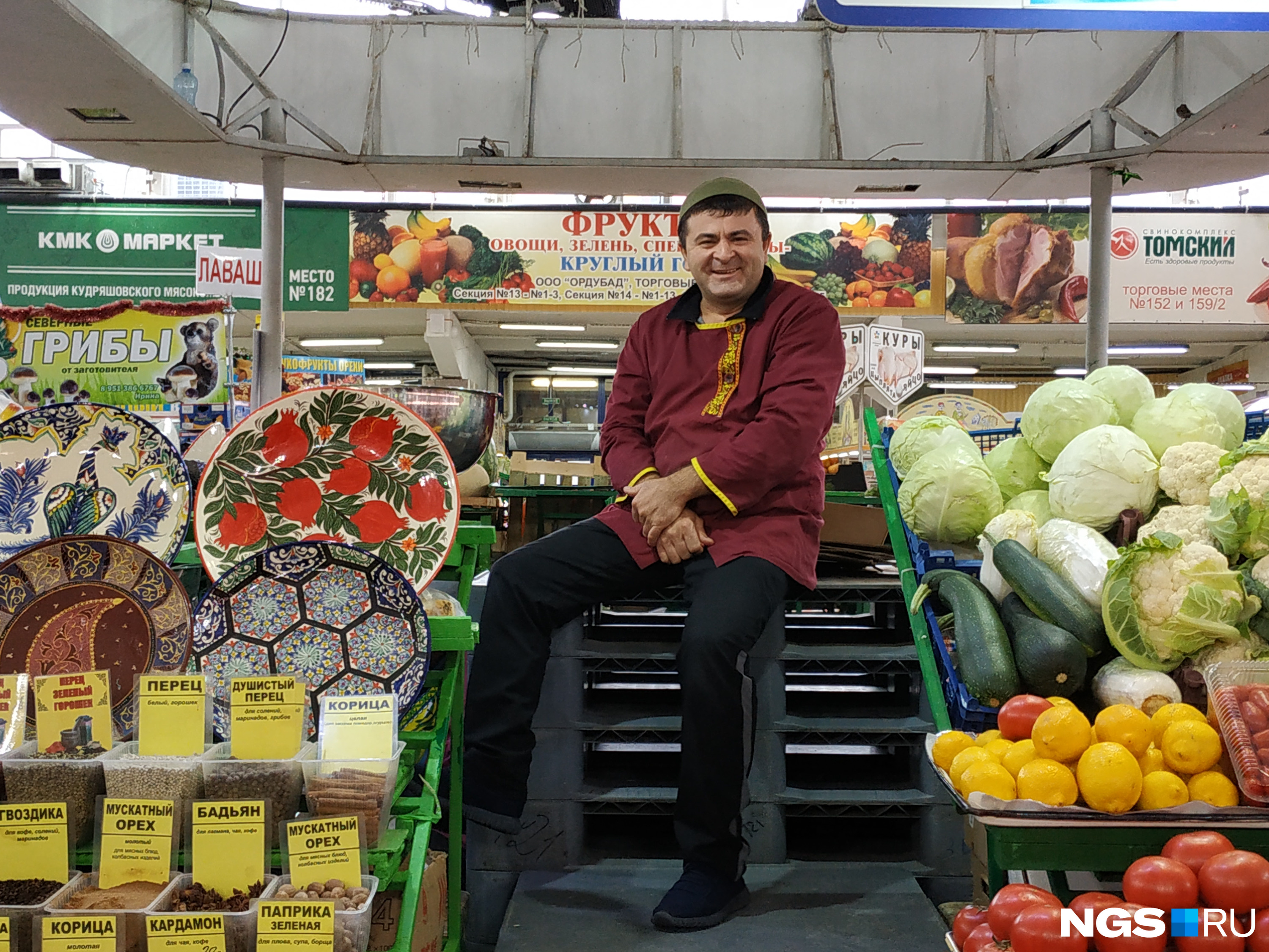 Продавец фруктов Алишер «рекламной акцией» остался доволен