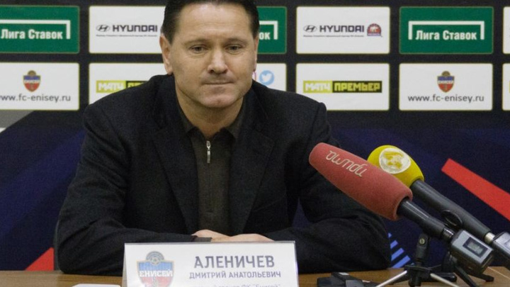 Тренера «Енисея» Дмитрия Аленичева на полтора года лишили водительских прав