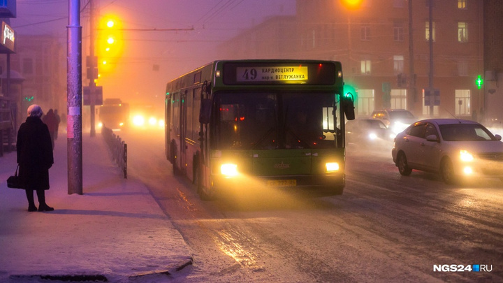 Число автобусных маршрутов в Красноярске предложено резко сократить