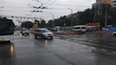 Перекресток на Московском шоссе — Ново-Вокзальной перекрыли в сторону выезда из города
