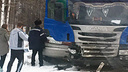 Девушка за рулём «Тойоты» погибла в ДТП с фурой под Новосибирском