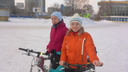 Сибиряки устроили долгий заезд на велосипедах после новогодней ночи