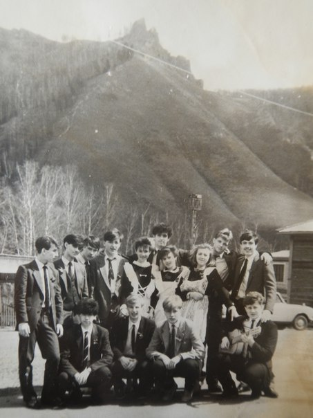 Школа № 70 в 1986 году — выезд в загородный лагерь Kras Air