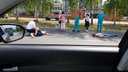 Очевидцы: в Тольятти на улице Спортивной водитель «Лады-Калины» сбил двоих пешеходов