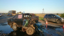 Машина сложилась вдвое: водитель ВАЗ-21099 погиб после столкновения с «КИА-Рио» на трассе М-5